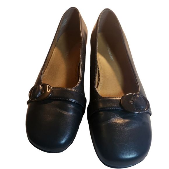 Naturalizer Shoes Leather Navy Blue Womens Size 7M - Picture 6 of 14